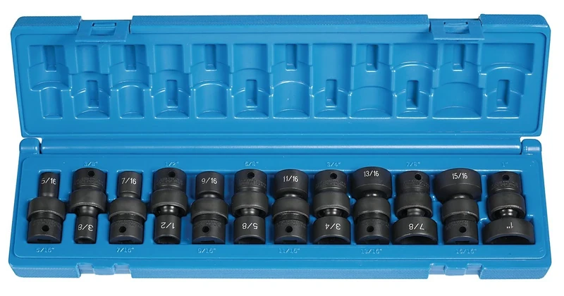 Grey Pneumatic (1212U 3/8" Drive 12-Piece 6-Point Socket Set