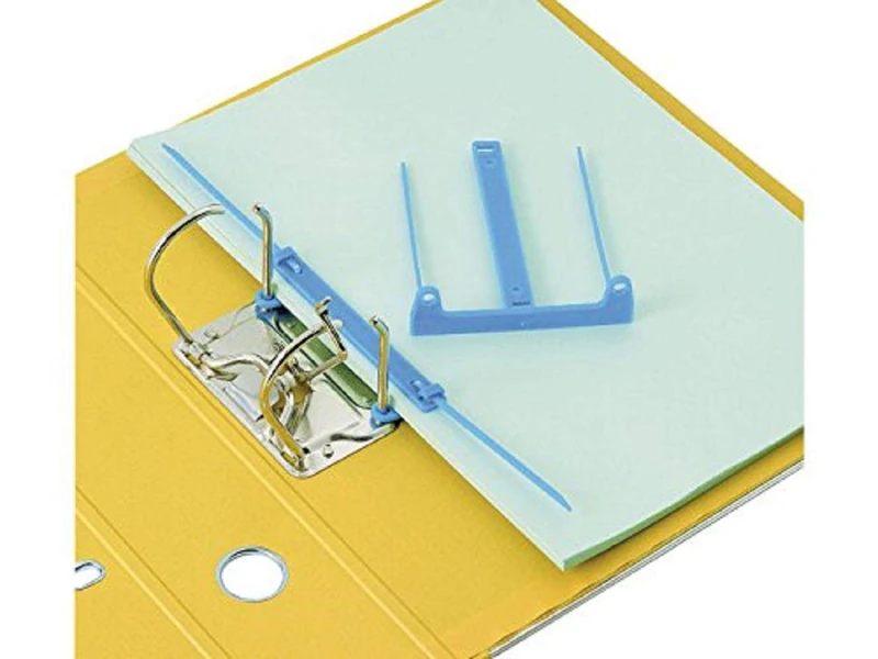 Rexel Capiclass B Blue Plastic Filing Clip Pack of 50