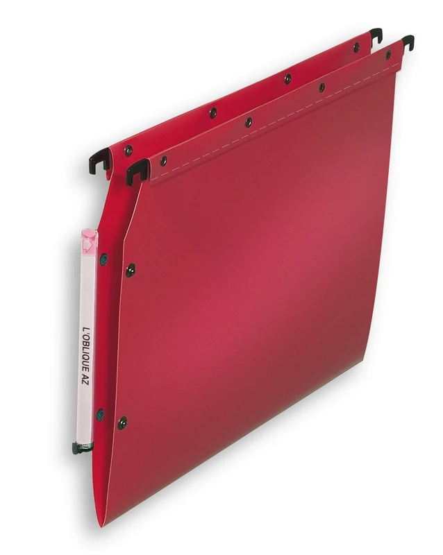 Elba Ultimate Suspension File V-Shaped Base red