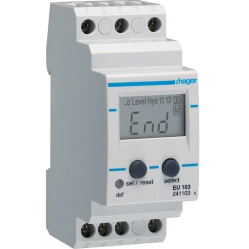 Hager eu103 – RELE Control Intensity monofasico