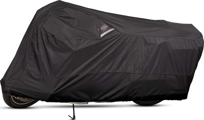 Dowco Guardian by 50002-02 WeatherAll Plus Indoor/Outdoor Waterproof Motorcycle Cover: Black, Medium