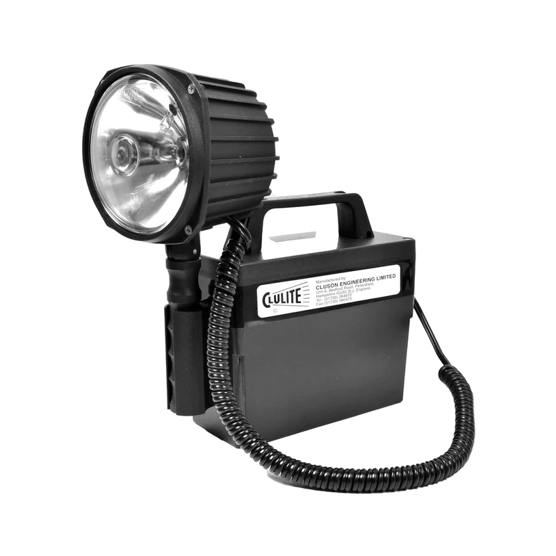 Clulite CLUBMAN DELUXE TORCH 1 MILLION C/P JACK PLUG, Black