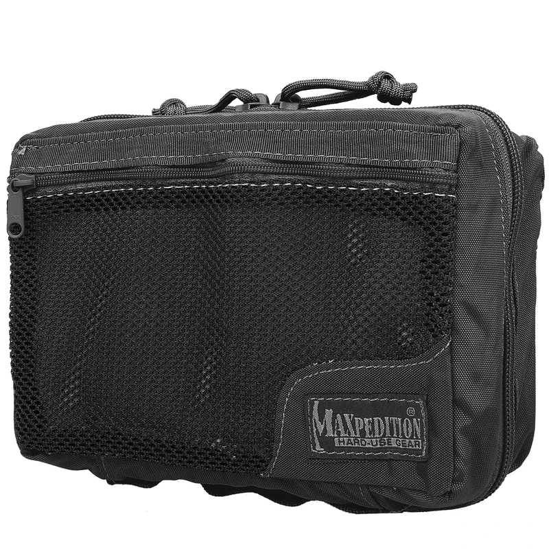 Maxpedition Mx329b Individual First Aid Pouch, Black/White, one Size