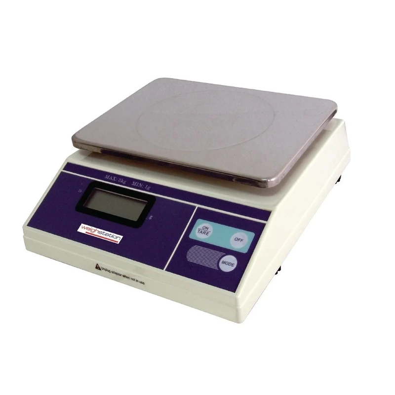 Vogue Electronic Digital Food Platform Scale 15kg - Cooking & Baking Scale with Control Panel F178