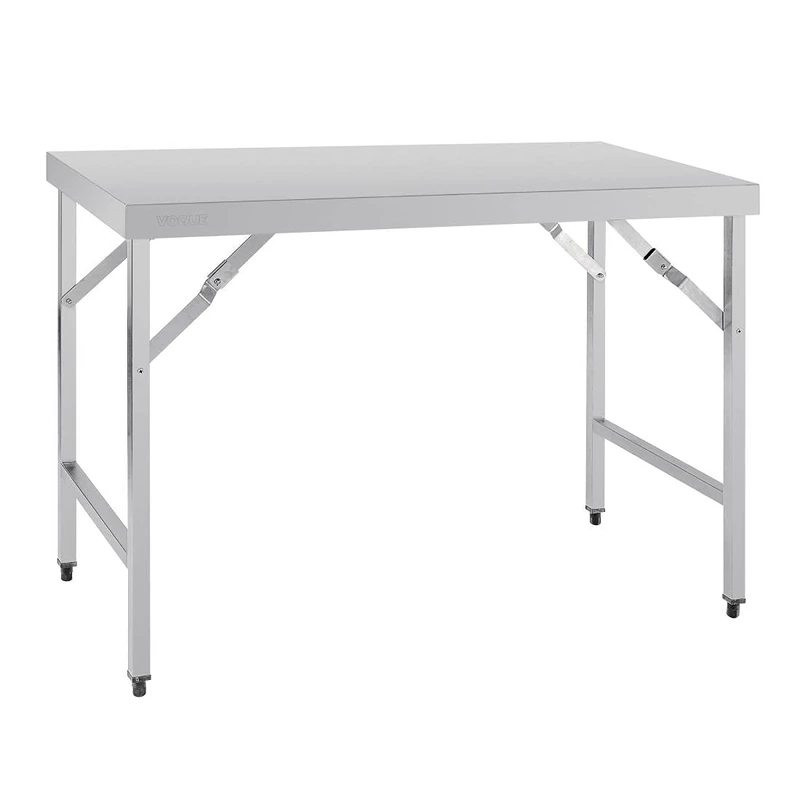 Vogue 1200mm Stainless Steel Folding Table - CB905