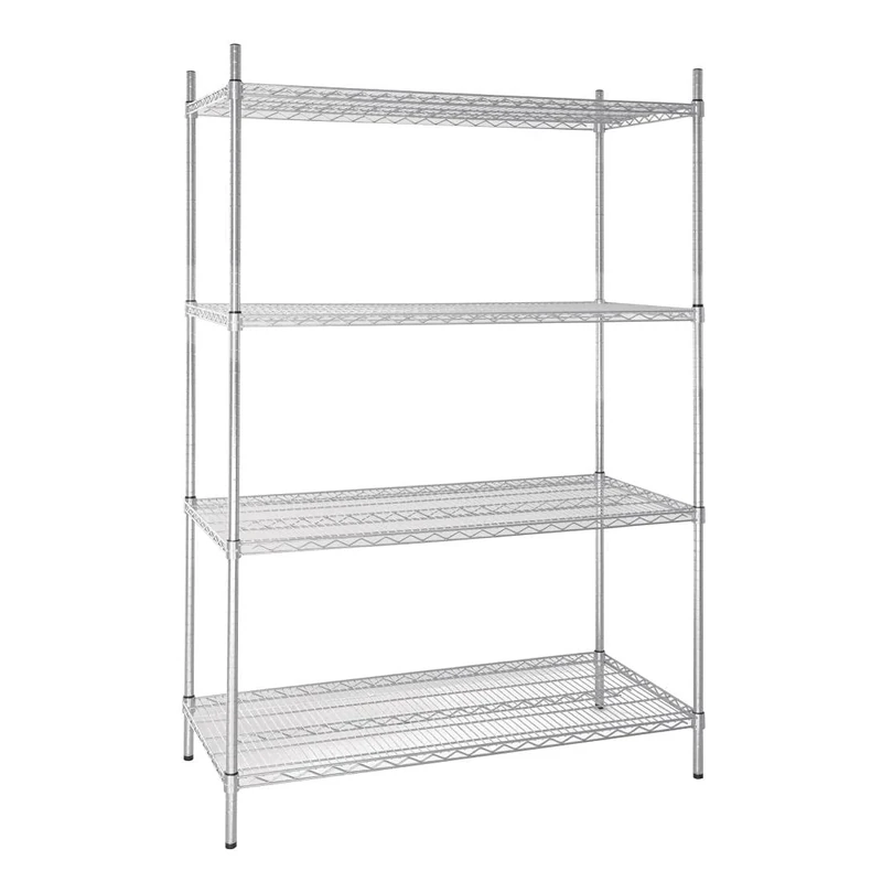 Vogue Flat Pack 4 Shelf Unit St/St - 610x1220mm