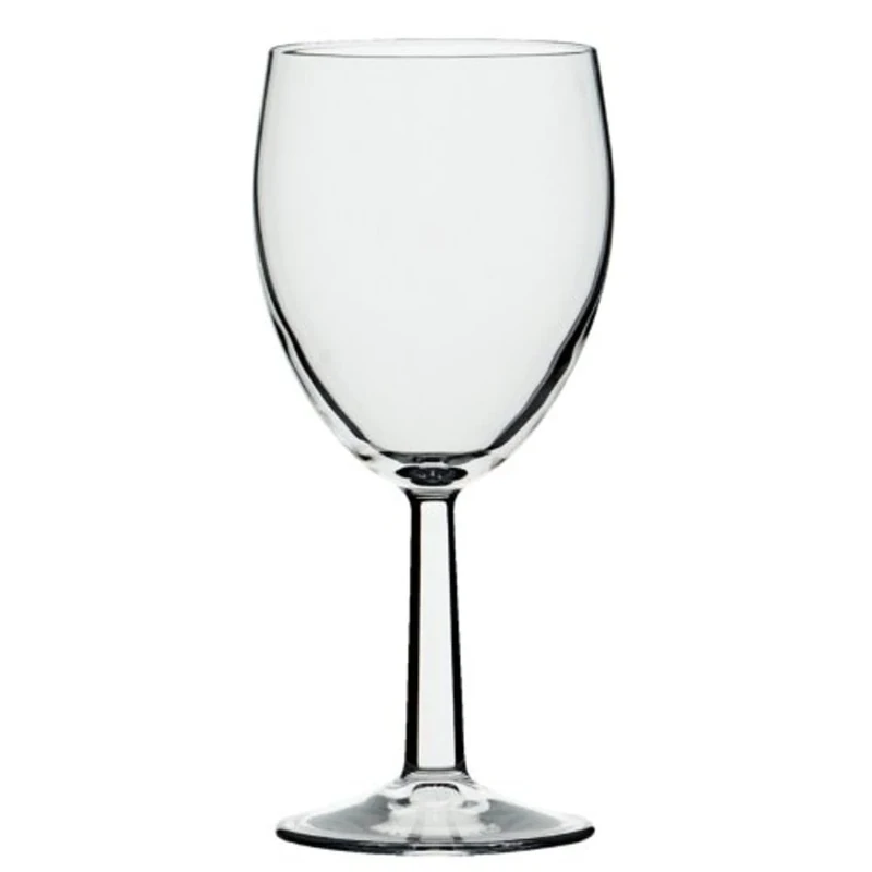 Saxon Wine Glass - 340ml/12oz. Lined and CE stamped at 250ml. 142mm high. Box quantity 48.