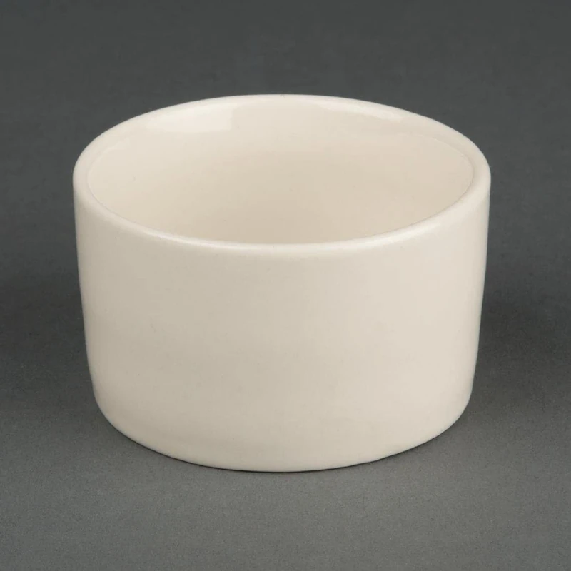Olympia Ivory Contemporary Ramekins 70mm Porcelain Dishes Bakeware 12pc - Image 1