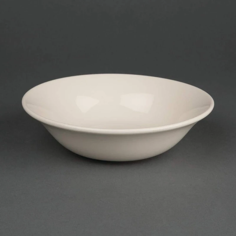 Olympia Ivory Oatmeal Bowls 150mm Porcelain Kitchen Dish Restaurant 12pc