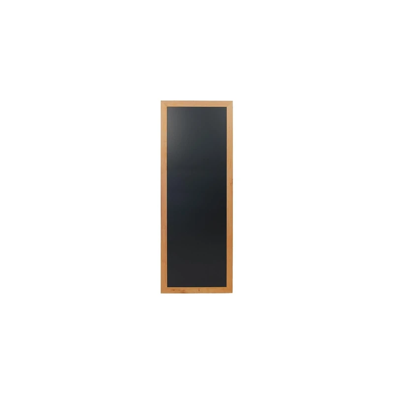 Securit 56 x 150cm Lacquered Finish Long Wall Chalk Board - Teak