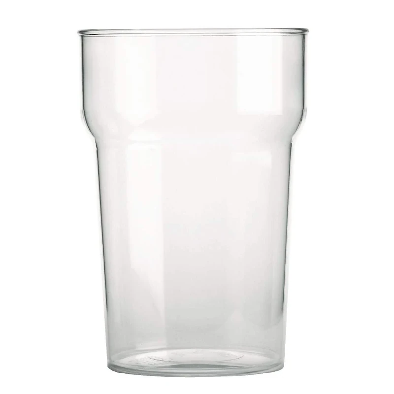 48X Beer Glasses 570ml/132X91mm Stackable Pint Tumblers CE Marked Restaurant