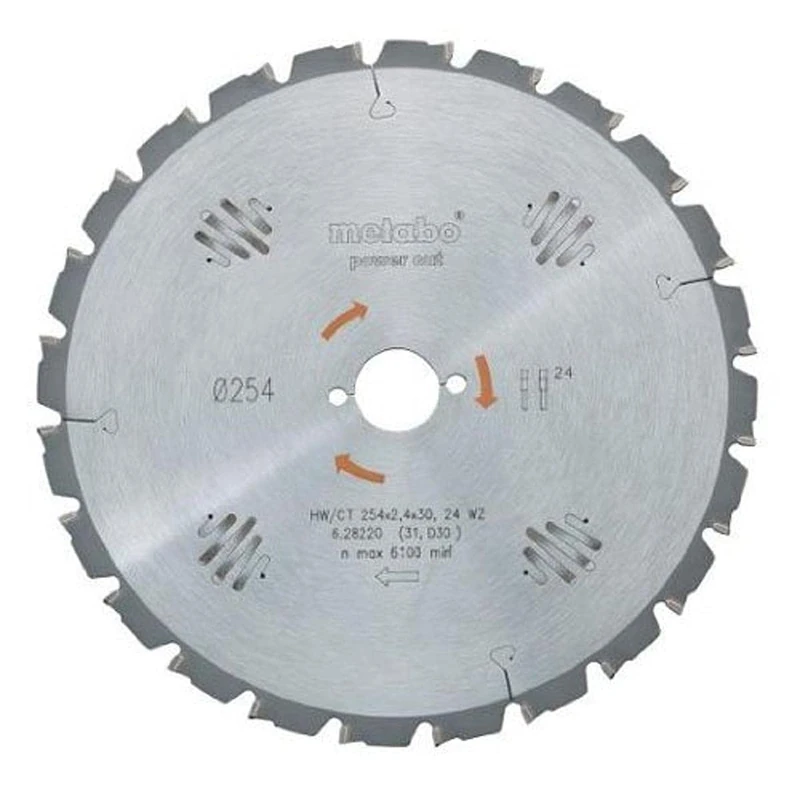 Metabo 628016000 HW/CT 315X30 24 WZ Circular Saw-Blade, Green
