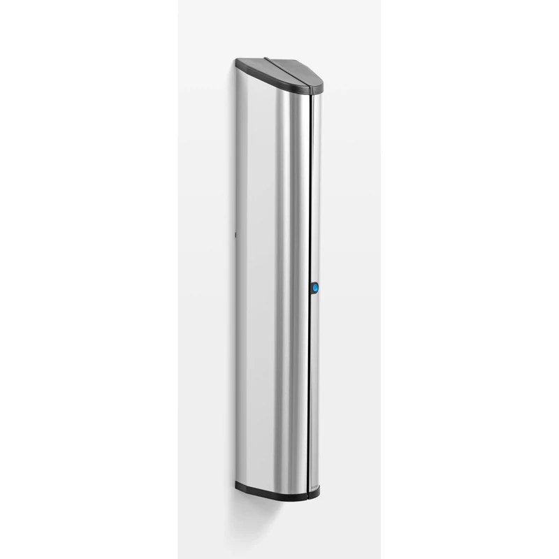 Brabantia Protective Metal Storage Box Cover for WallFix, Wall Mounted Clothes Line Dryer 24m, Matt Silver Steel - Easy install, Windproof & Weatherproof (WallFix not included)