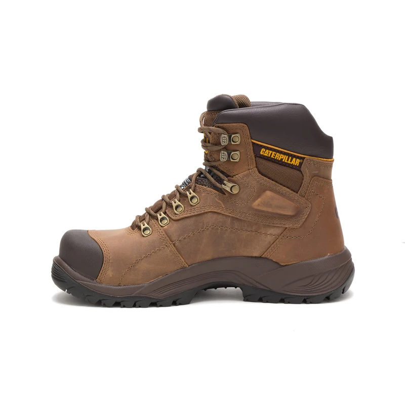 CAT Men's Diagnostic Hi St Work Boot, Dark Beige, 11 UK