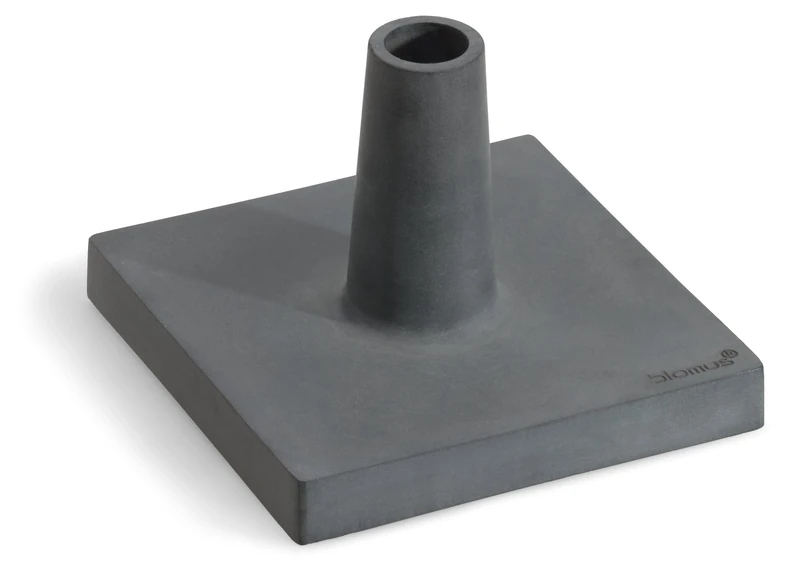 Baso Spike Light Base, 26x26x18.5 cm, Black