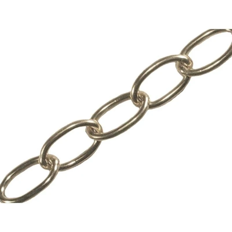 Faithfull 1.8mm 10m Chrome Oval Chain