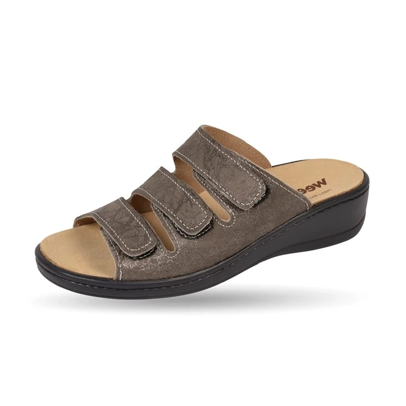 Weeger Ladies 14330 Mules - Beige Beige Met, 36 EU