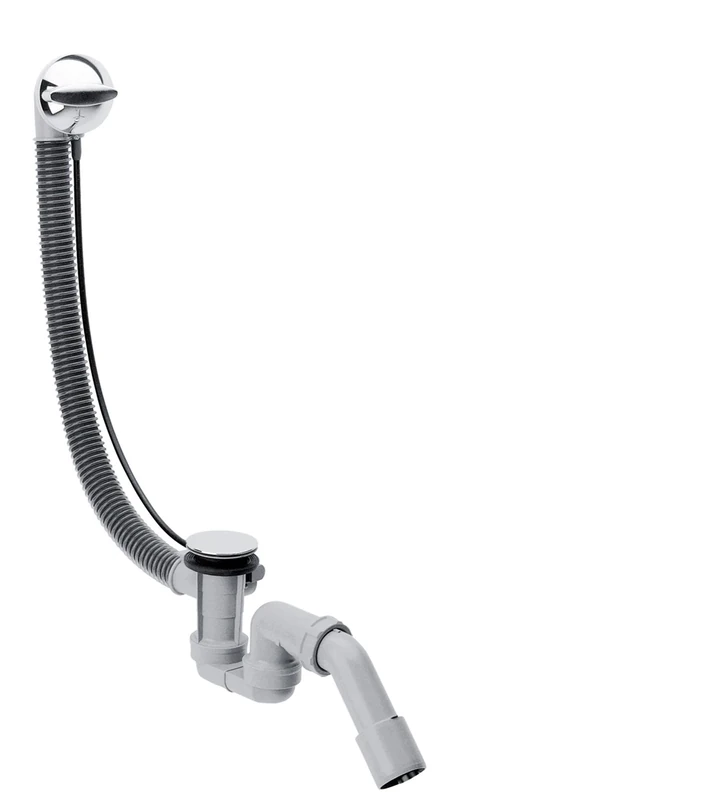 hansgrohe Complete Set for Flexaplus Waste and Overflow Set for Bath Tubs, chrome