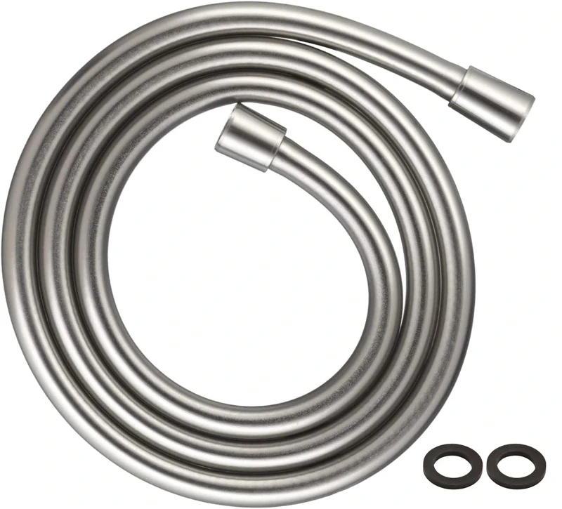 hansgrohe Isiflex Shower Hose 1.60 m, anti-kink and tangle free, stainless steel optic