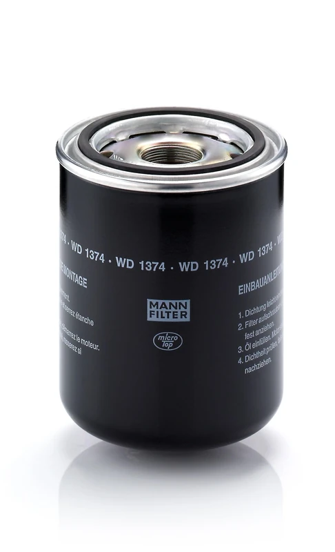 MANN-FILTER WD 1374 Transmission oil filter Hydraulic Transmission Filter - for Off-Highway Applications