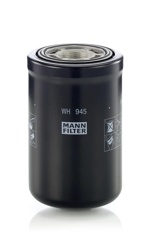 MANN-FILTER WH 945 Oil Filter Hydraulics filter - for Off-Highway Applications