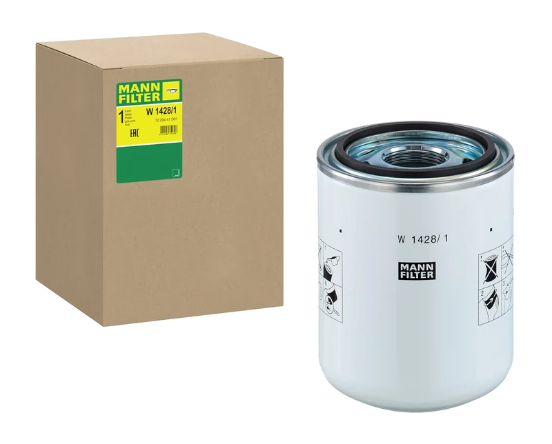 MANN-FILTER W 1428/1 Oil Filter Hydraulics filter - for Off-Highway Applications