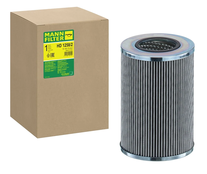 MANN-FILTER HD 1258/2 Oil Filter Hydraulics filter - for Off-Highway Applications