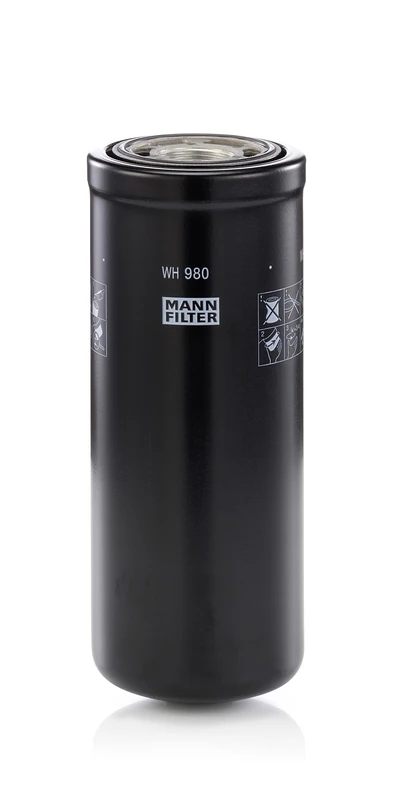 MANN-FILTER WH 980 Oil Filter Hydraulics filter - for Off-Highway Applications
