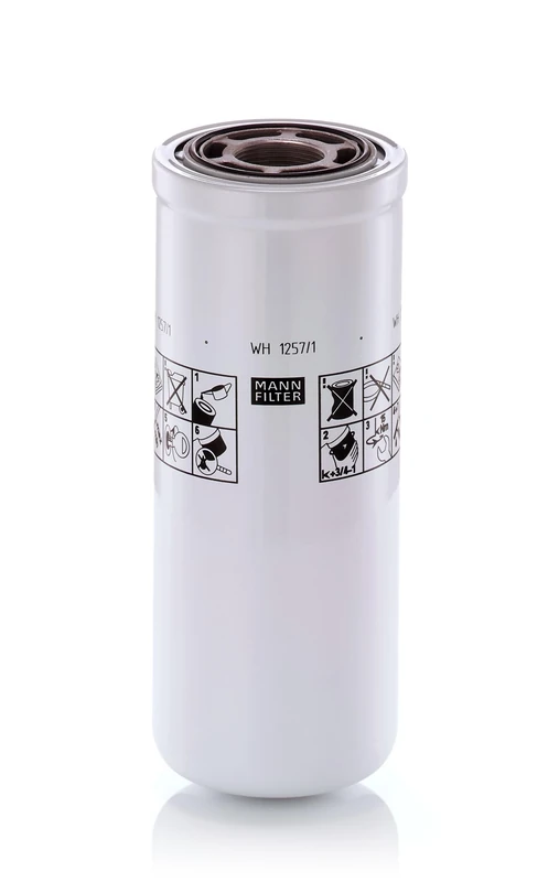 MANN-FILTER WH 1257/1 Oil Filter Hydraulics filter - for Off-Highway Applications