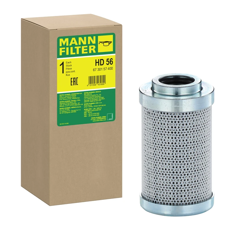 MANN-FILTER HD 56 Oil Filter Hydraulics filter - for Off-Highway Applications - Image 1