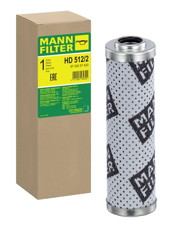 MANN-FILTER HD 512/2 Oil Filter Hydraulics filter - for Off-Highway Applications