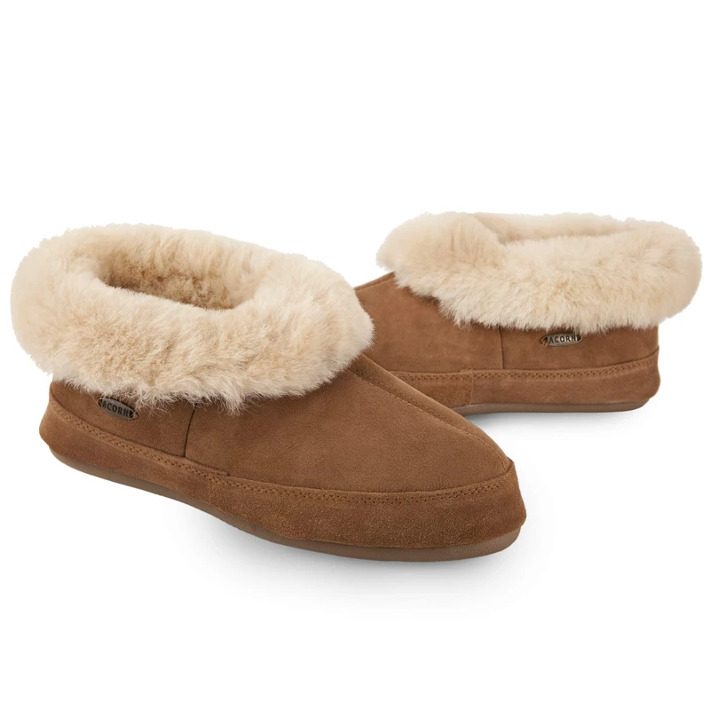 Acorn Women's Oh Ewe Ii Slipper, Walnut, 4 UK