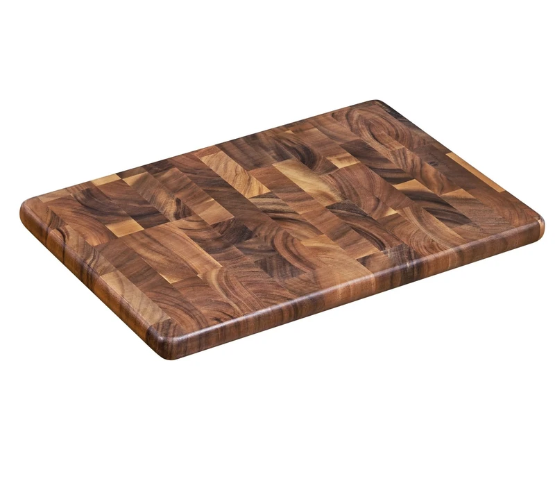 Zassenhaus 055160 Classic Carving Board Acacia Wood Glued Head in Dark Brown Dimensions: 45 cm x 30 cm x 2.5 cm
