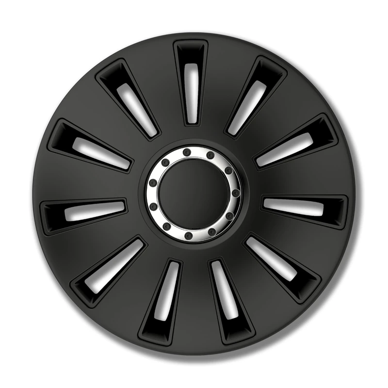 531614 Silverstone Pro Wheel Trims 14 Inches Black