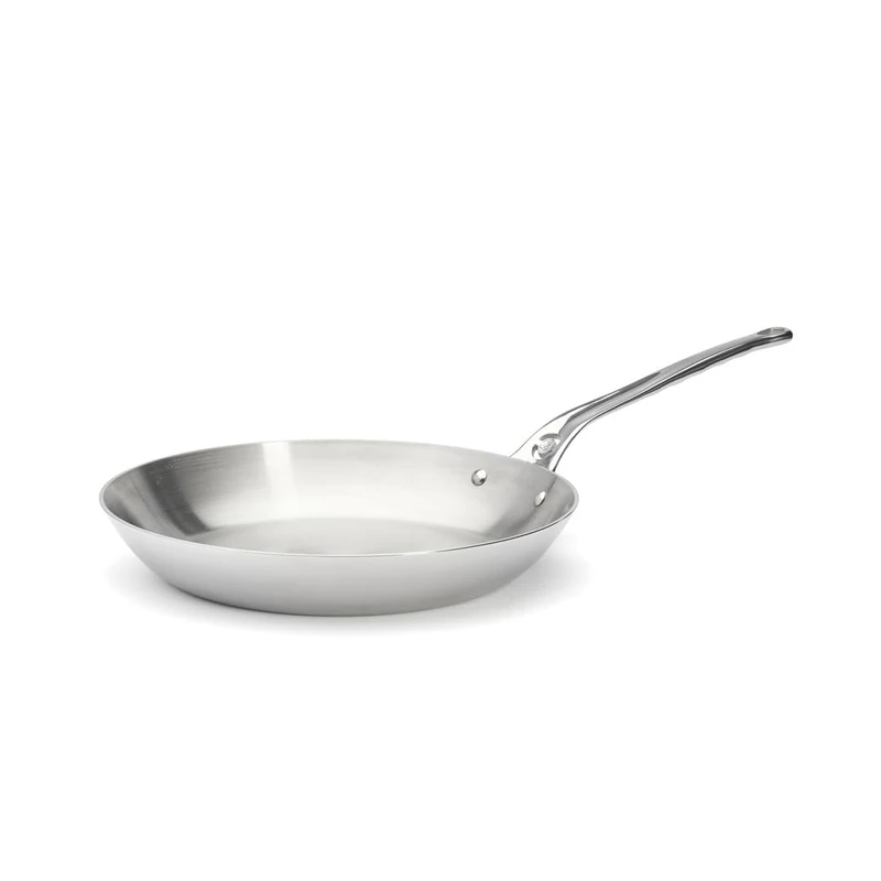 De Buyer 3724.32 Pfanne, Edelstahl, silber, 12,7 x 32 x 5,1 cm