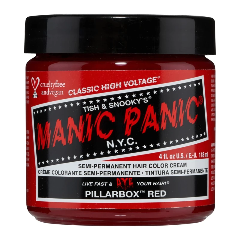 Manic Panic High Voltage® Classic Cream Formula Colour Hair Dye 118ml (Pillarbox® Red)