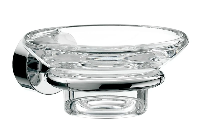 Emco Rondo 2 453000100 Soap Holder Crystal Glass Clear Chrome