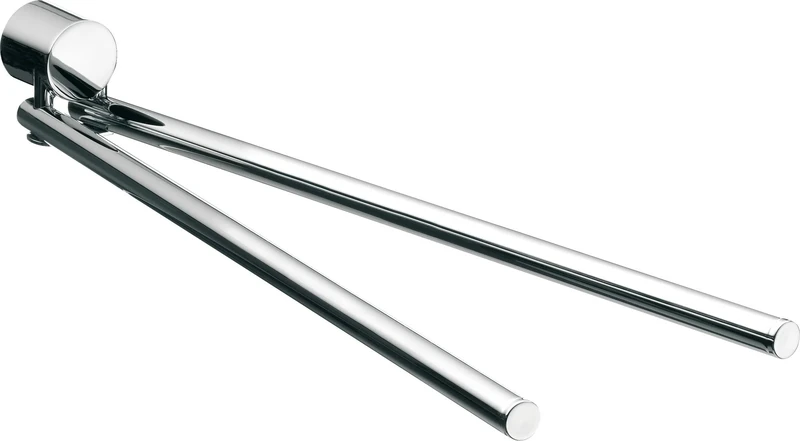 Emco Rondo 2 2-arm Towel Holder, rotatable, 464 mm, Chrome, Silver, One Size