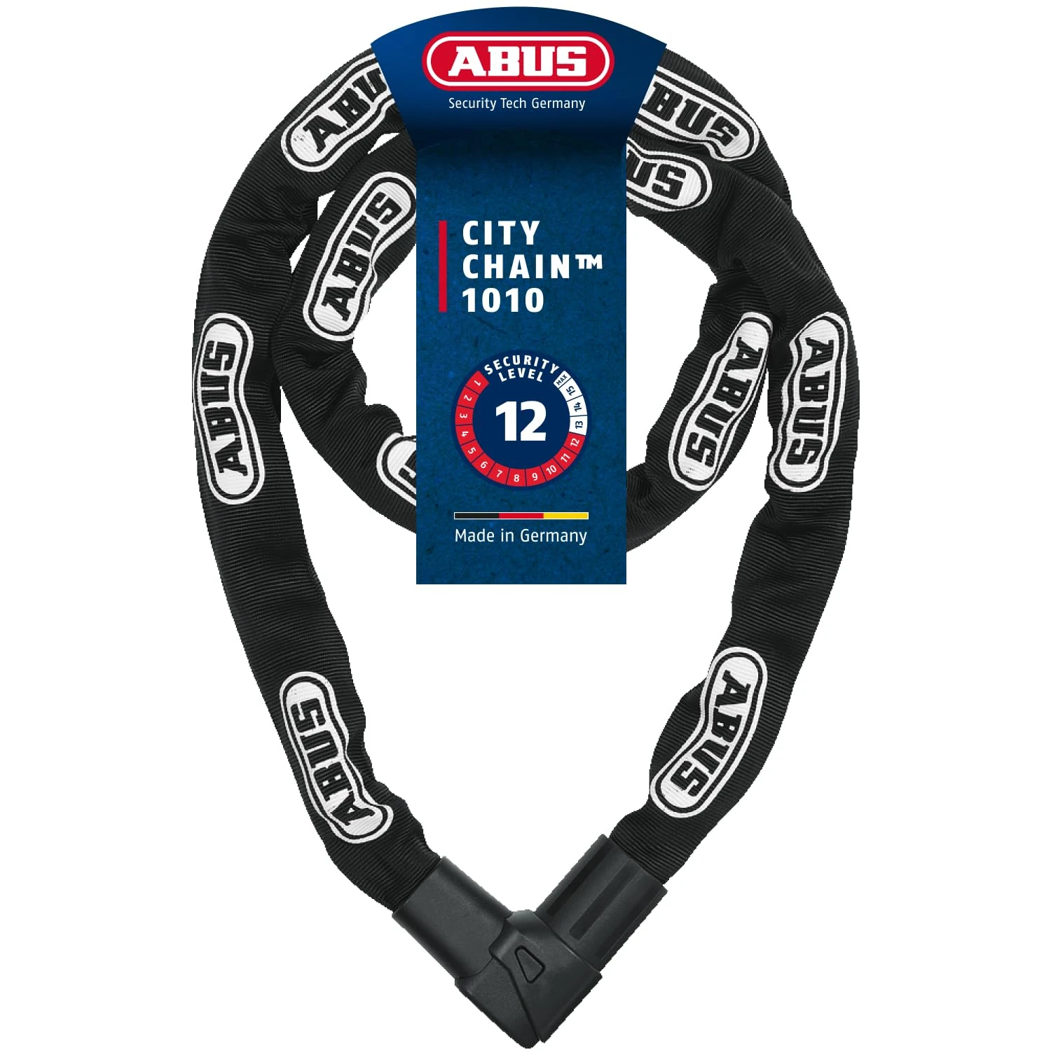 ABUS CityChain 1010 chain lock - hardened steel bicycle lock - security level 12