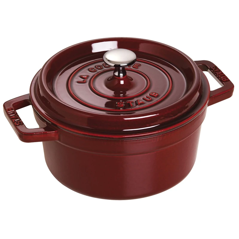 STAUB 1102287 Cocotte Round 22cm Grenadine red