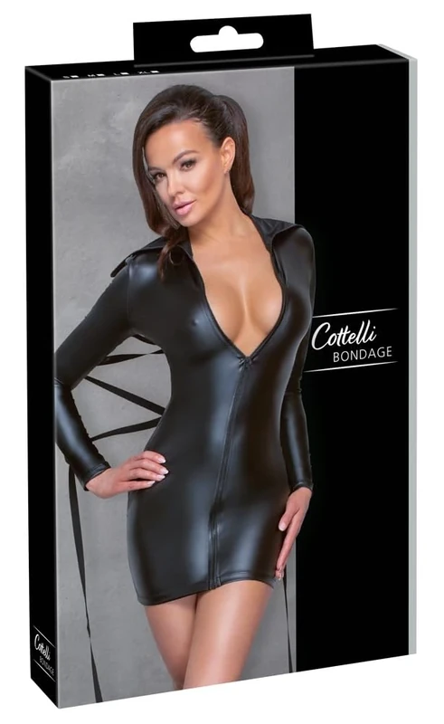 Cottelli Bondage Dress-27178671021 Black S