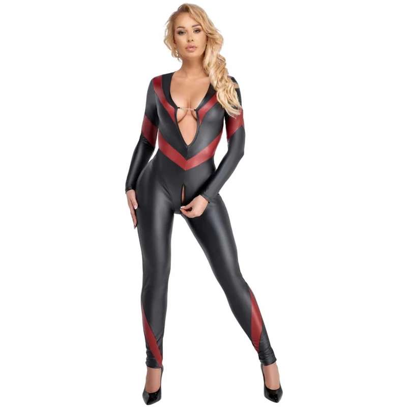 Cottelli Party Women's Jumpsuit Red XL