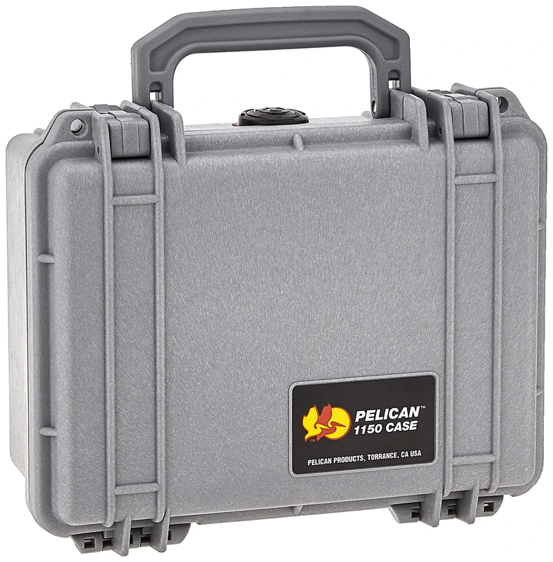 Pelican 1150 Camera Case With Foam (Silver)