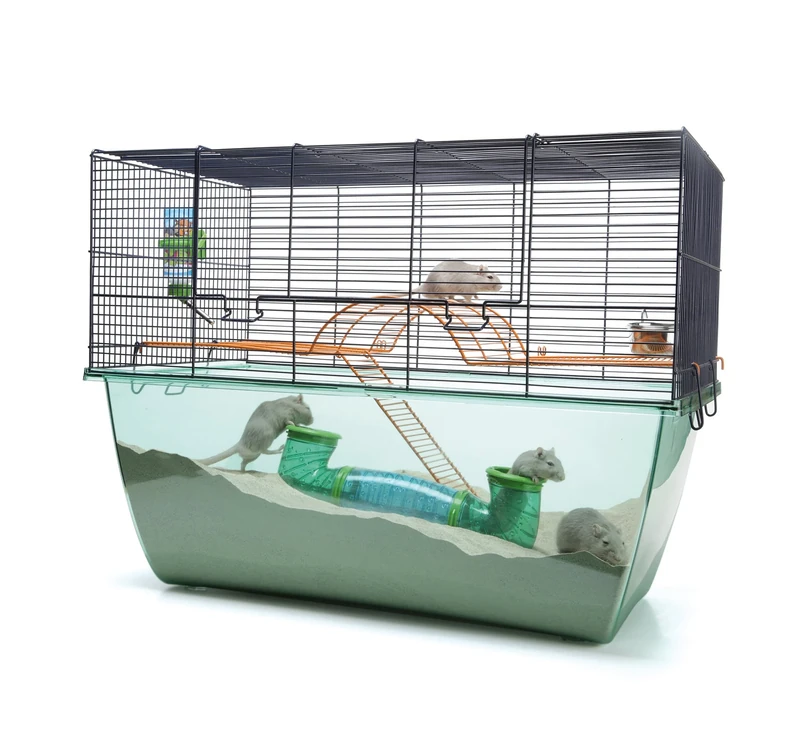 Savic Habitat Xl Navy Blue Gerbil Cage 70 X 37 X 52 Cm
