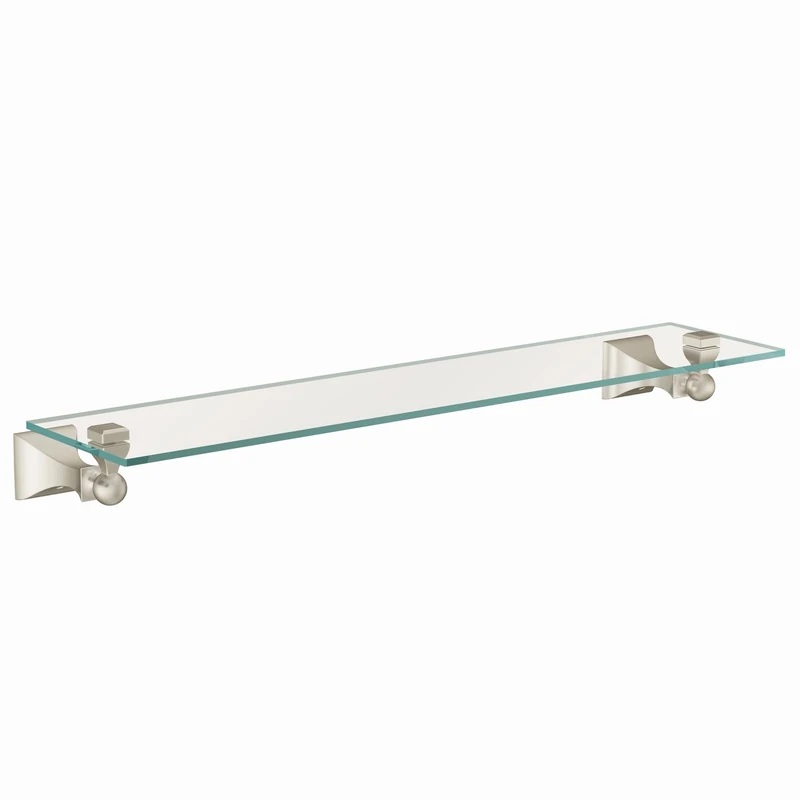 Moen DN8390BN Retreat Glass Shelf, Brushed Nickel