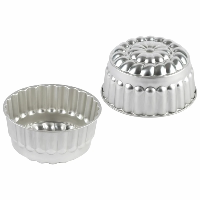 Paderno World Cuisine 7.125 Inch Tin Bavarois Mold