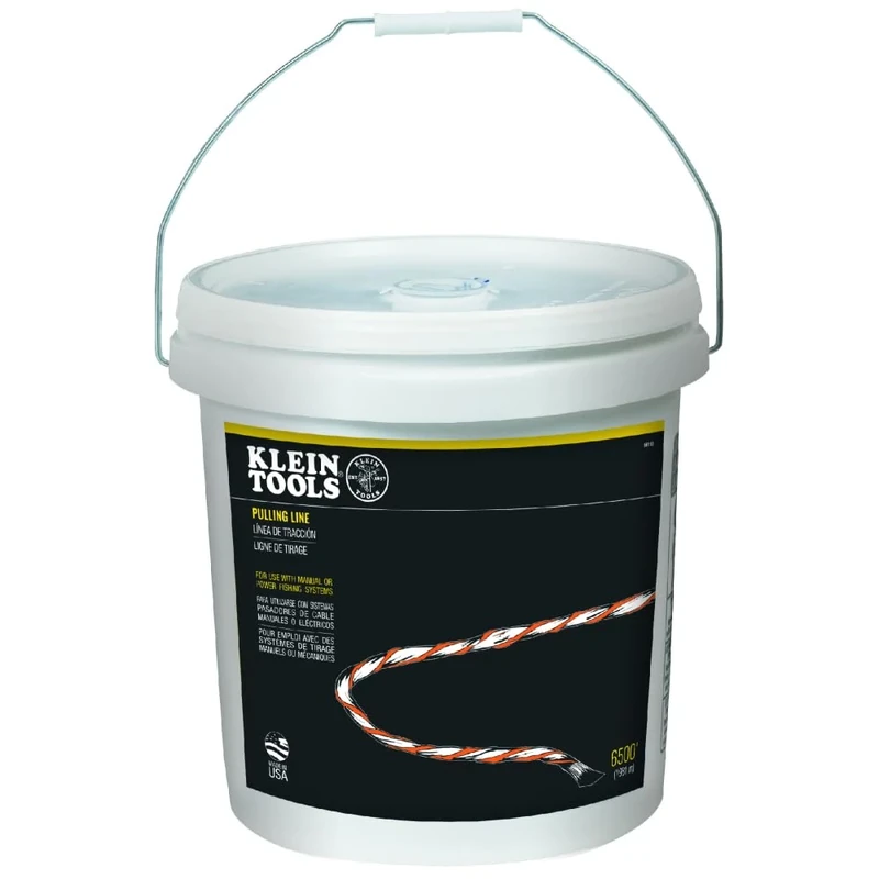 Pull Line for Light Duty Cable or Rope Pulling, 95 kg Average Breaking Strength 1981 m Klein Tools 56110