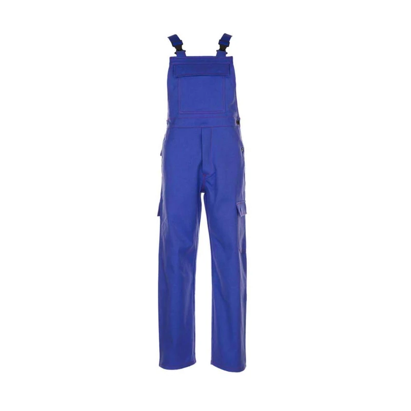 Planam 1734062 Size 62 500g/m sq "Heat/Fire Retardant Garments" Dungarees - Royal Blue