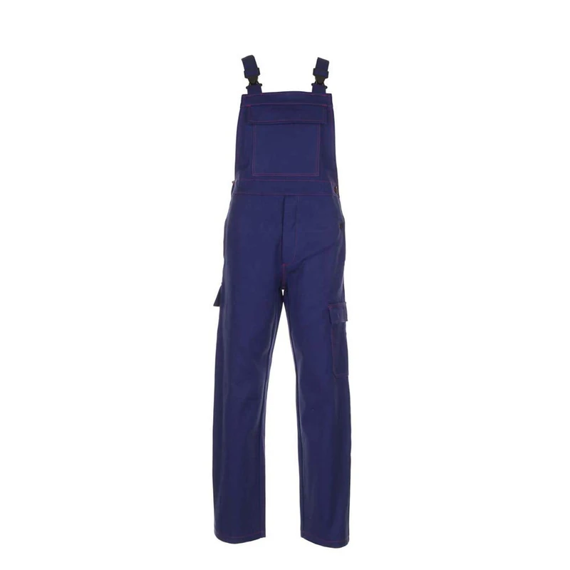 Planam 1754106 Size 106 500g/m sq "Heat/Fire Retardant Garments" Dungarees - Marine Blue