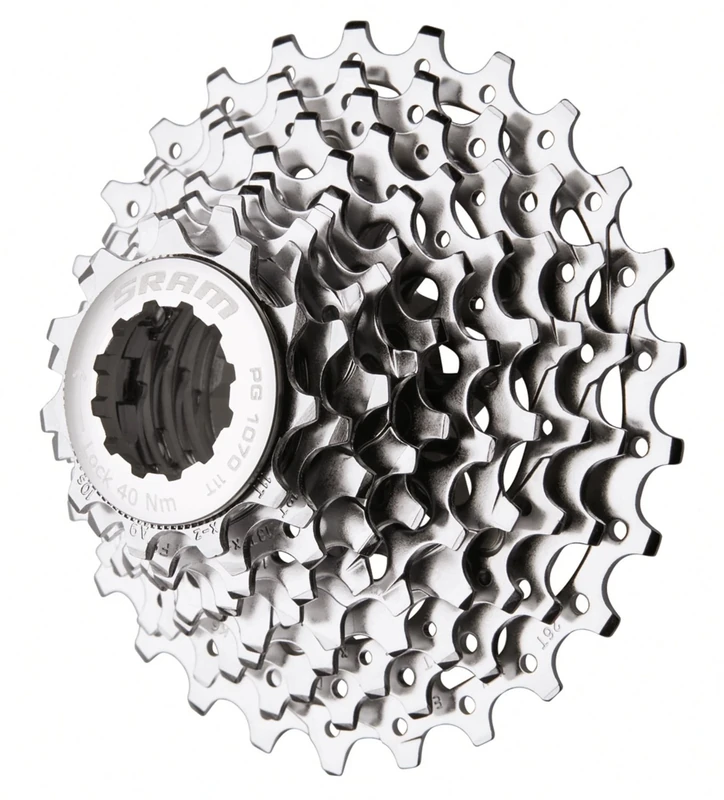 SRAM PG1070 10 Speed Cassette, Silver, 11-25